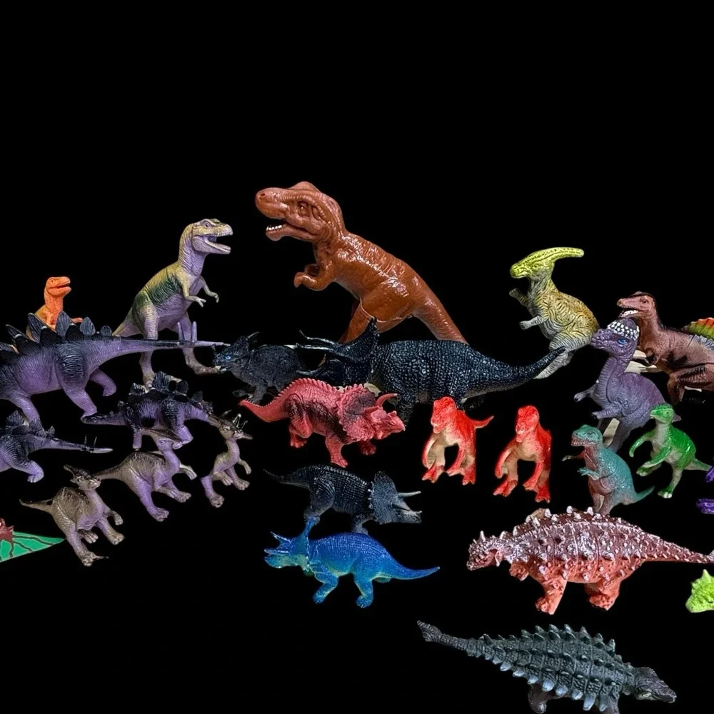 Dinosaur Toys Large Lot 25+ pcs Assorted Types Sizes - Picture 6 of 14